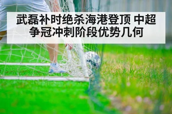 武磊补时绝杀海港登顶 中超争冠冲刺阶段优势几何 - jiuyou game